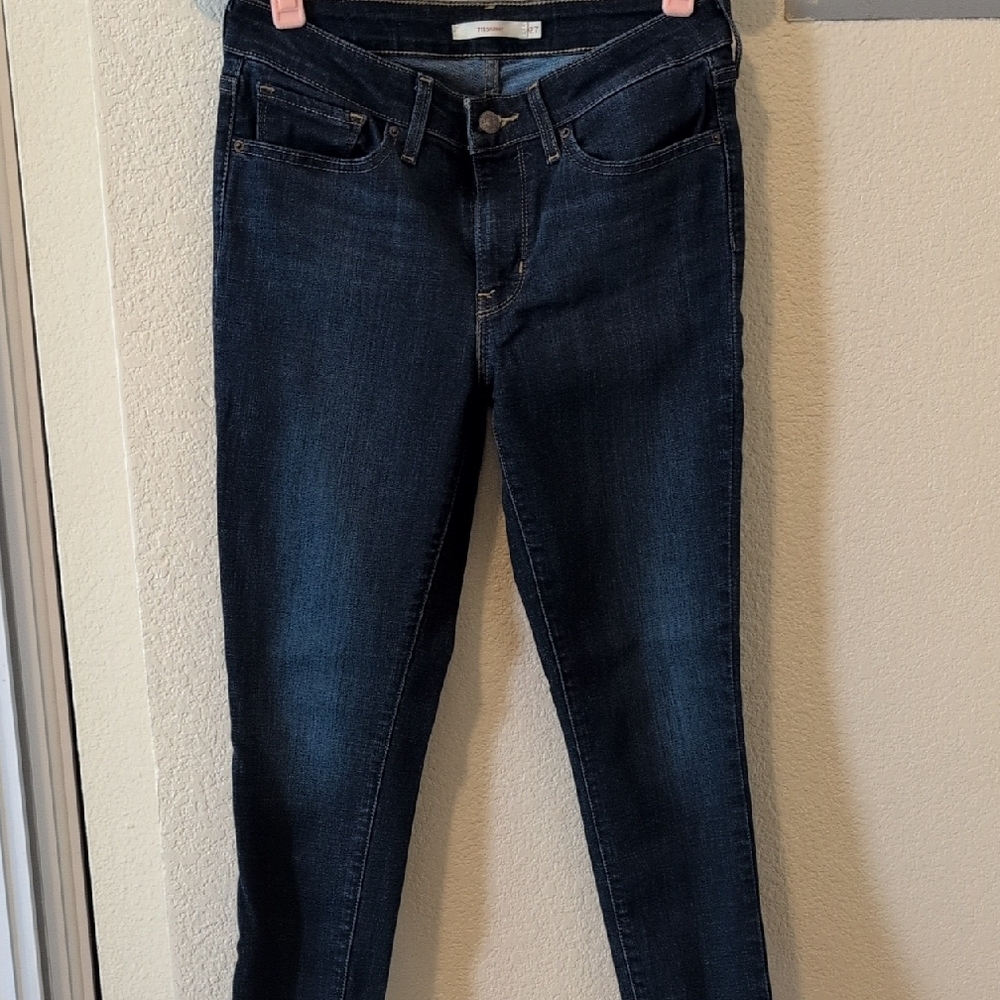 Levi's Women's Dark Blue Skinny Jeans